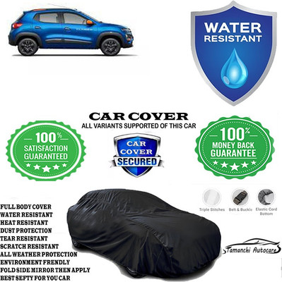 Tamanchi Autocare Car Cover For Renault Kwid 1.0 RXT AMT Opt Petrol(Black)