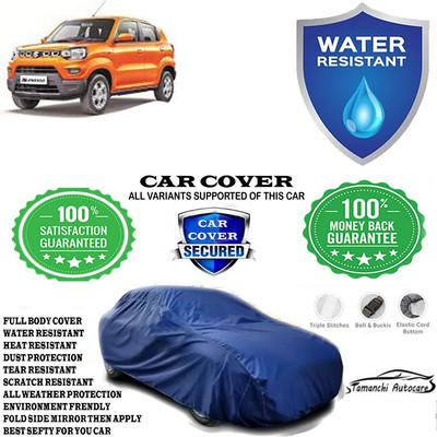 Tamanchi Autocare Car Cover For Maruti Suzuki S-Presso VXI Opt Petrol(Blue)