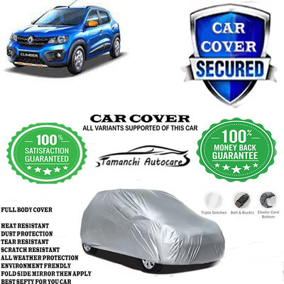 Tamanchi Autocare Car Cover For Renault Kwid Climber 1.0 AMT Petrol(Silver)