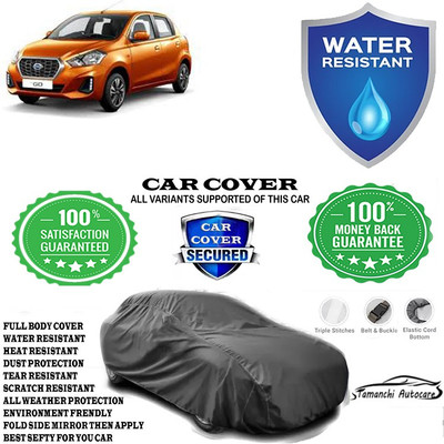 Tamanchi Autocare Car Cover For Datsun Go(Grey)