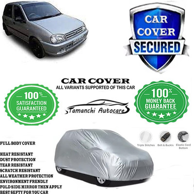 Tamanchi Autocare Car Cover For Maruti Suzuki Zen Lxi(Silver)