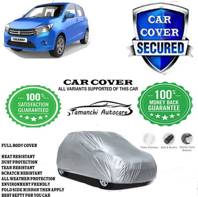 Tamanchi Autocare Car Cover For Maruti Suzuki Celerio ZXI Optional(Silver)