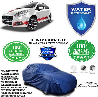 Tamanchi Autocare Car Cover For Fiat Abarth Punto 1.4 T-Jet Petrol(Blue)