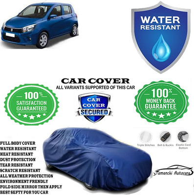 Tamanchi Autocare Car Cover For Maruti Suzuki Celerio LXI Optional Petrol(Blue)