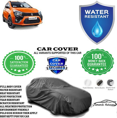 Tamanchi Autocare Car Cover For Maruti Suzuki CelerioX VXI Option(Grey)