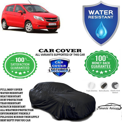 Tamanchi Autocare Car Cover For Chevrolet Sail U-VA(Black)