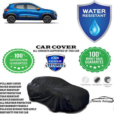 Tamanchi Autocare Car Cover For Renault Kwid Climber 1.0 AMT Opt Petrol(Black)