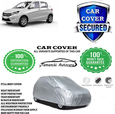 Tamanchi Autocare Car Cover For Maruti Suzuki Celerio ZXI AMT Petrol(Silver)