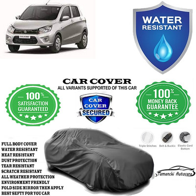 Tamanchi Autocare Car Cover For Maruti Suzuki Celerio Green VXI Optional(Grey)