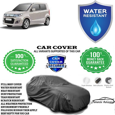 Tamanchi Autocare Car Cover For Maruti Suzuki WagonR Stingray(Grey)