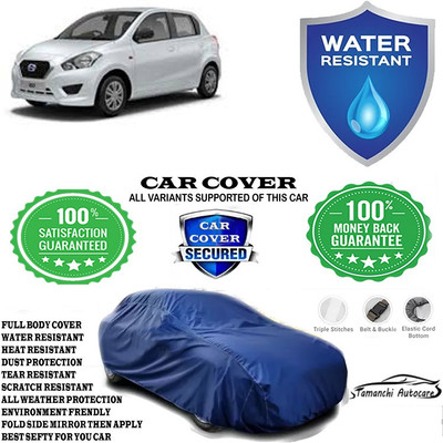 Tamanchi Autocare Car Cover For Datsun Datsun GO T Option VDC Petrol(Blue)