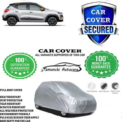 Tamanchi Autocare Car Cover For Renault Kwid Climber 1.0 MT Opt Petrol(Silver)