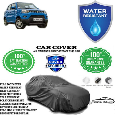 Tamanchi Autocare Car Cover For Maruti Suzuki S-Presso VXI Petrol(Grey)