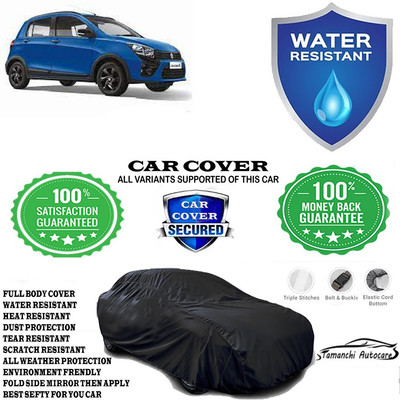 Tamanchi Autocare Car Cover For Maruti Suzuki Celerio X AMT ZXI Option Petrol(Black)