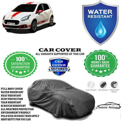 Tamanchi Autocare Car Cover For Fiat Abarth Punto EVO 1.3 Emotion(Grey)