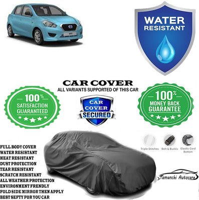 Tamanchi Autocare Car Cover For Datsun GO A(Grey)