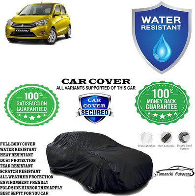 Tamanchi Autocare Car Cover For Maruti Suzuki Celerio ZXI(Black)