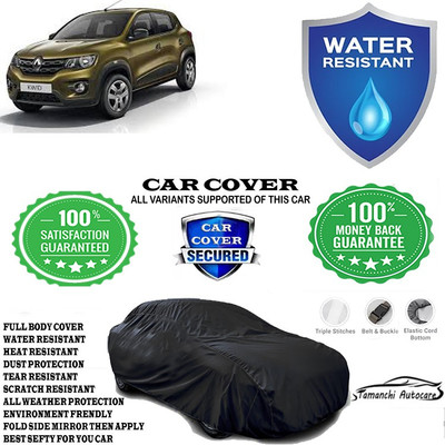 Tamanchi Autocare Car Cover For Renault Kwid 1.0 RXT Petrol(Black)
