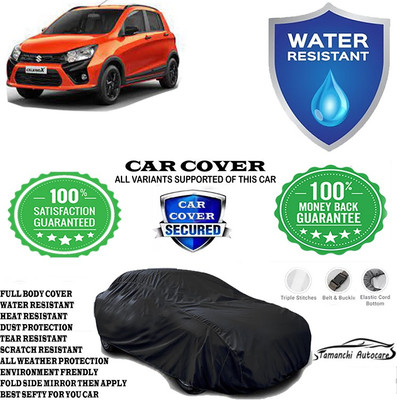 Tamanchi Autocare Car Cover For Maruti Suzuki Celerio X AMT ZXI Petrol(Black)