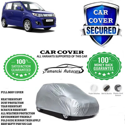Tamanchi Autocare Car Cover For Maruti Suzuki Wagon R Stingray VX(Silver)