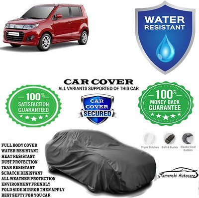 Tamanchi Autocare Car Cover For Maruti Suzuki Wagon R Stingray AMT VXI Optional(Grey)