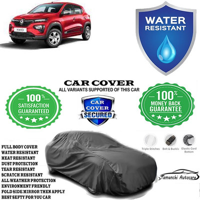 Tamanchi Autocare Car Cover For Renault Kwid 1.0 RXL 02 Anniversary Edition(Grey)