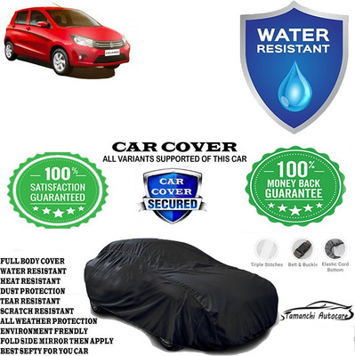 Tamanchi Autocare Car Cover For Maruti Suzuki Celerio ZXI AT Optional(Black)