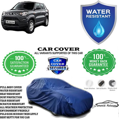 Tamanchi Autocare Car Cover For Maruti Suzuki S-Presso Vxi (O) AMT(Blue)