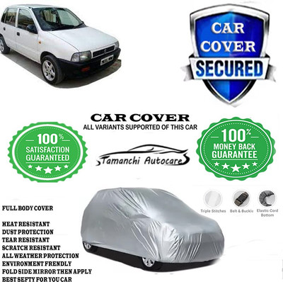 Tamanchi Autocare Car Cover For Maruti Suzuki Zen 0.8L(Silver)