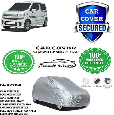 Tamanchi Autocare Car Cover For Maruti Suzuki WagonR Electric Vehicle(Silver)