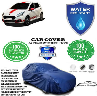 Tamanchi Autocare Car Cover For Fiat Abarth Punto EVO 1.3 Emotion(Blue)