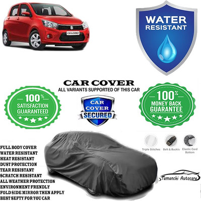 Tamanchi Autocare Car Cover For Maruti Suzuki Celerio VXi AMT Petrol(Grey)