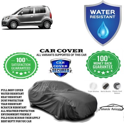 Tamanchi Autocare Car Cover For Maruti Suzuki Wagon R VXI Opt Petrol(Grey)