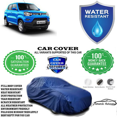 Tamanchi Autocare Car Cover For Maruti Suzuki S-Presso LXi (O)(Blue)