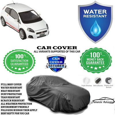 Tamanchi Autocare Car Cover For Fiat Abarth Punto EVO 1.4 T-Jet(Grey)