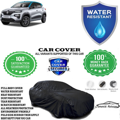 Tamanchi Autocare Car Cover For Renault Kwid 1.0 RXT Opt Petrol(Black)