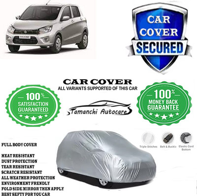 Tamanchi Autocare Car Cover For Maruti Suzuki Celerio Green VXI Optional(Silver)