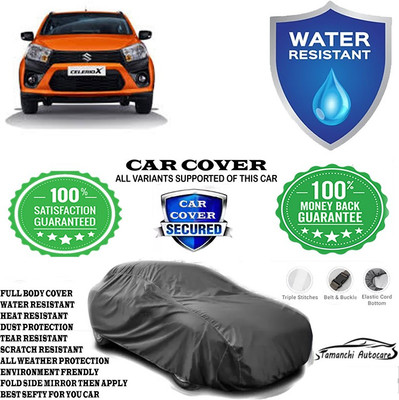 Tamanchi Autocare Car Cover For Maruti Suzuki Celerio X ZXI Petrol(Grey)