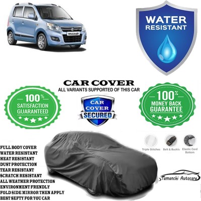 Tamanchi Autocare Car Cover For Maruti Suzuki Wagon R VXI Opt 1.2 Petrol(Grey)