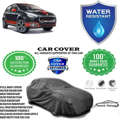 Tamanchi Autocare Car Cover For Fiat Abarth Punto(Grey)
