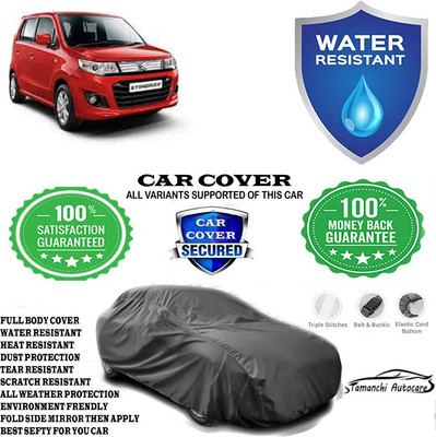 Tamanchi Autocare Car Cover For Maruti Suzuki Wagon R Stingray AMT VXI(Grey)