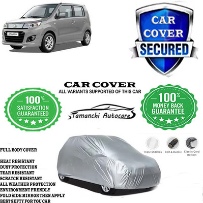 Tamanchi Autocare Car Cover For Maruti Suzuki Wagon R Stingray LXI(Silver)