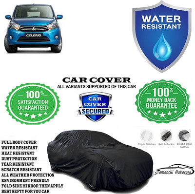 Tamanchi Autocare Car Cover For Maruti Suzuki Celerio VXI Optional(Black)