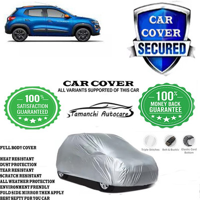Tamanchi Autocare Car Cover For Renault Kwid Climber 1.0 AMT Opt Petrol(Silver)