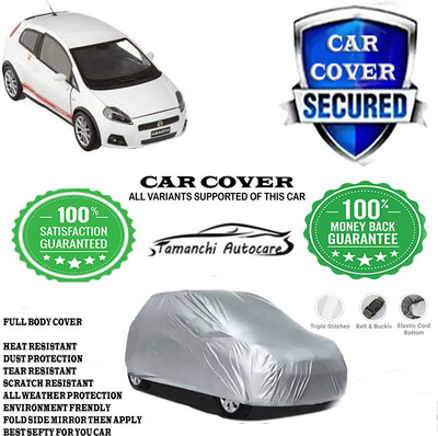 Tamanchi Autocare Car Cover For Fiat Abarth Punto EVO 1.4 T-Jet(Silver)