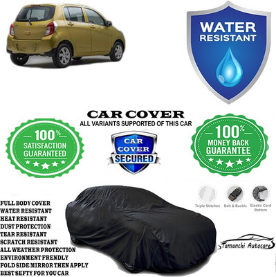 Tamanchi Autocare Car Cover For Maruti Suzuki Celerio VXI AMT Optional Petrol(Black)