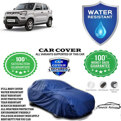 Tamanchi Autocare Car Cover For Maruti Suzuki S-Presso LXI Opt Petrol(Blue)
