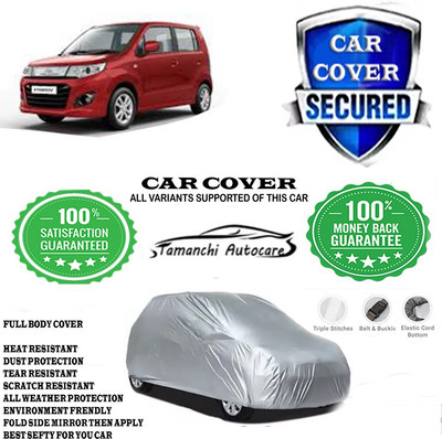 Tamanchi Autocare Car Cover For Maruti Suzuki Wagon R Stingray VXI(Silver)