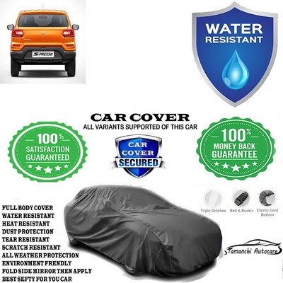Tamanchi Autocare Car Cover For Maruti Suzuki S-Presso Vxi Plus AMT(Grey)