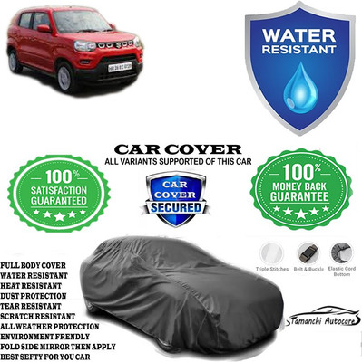 Tamanchi Autocare Car Cover For Maruti Suzuki S-Presso VXI Opt AT Petrol(Grey)